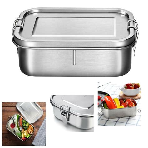 steel bento box|leakproof stainless steel bento box.